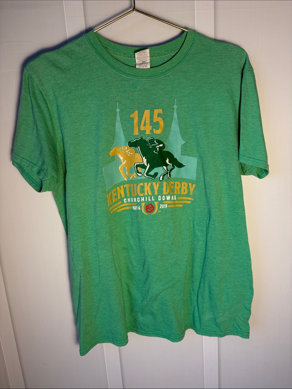 145th Kentucky Derby Green Graphic Tee